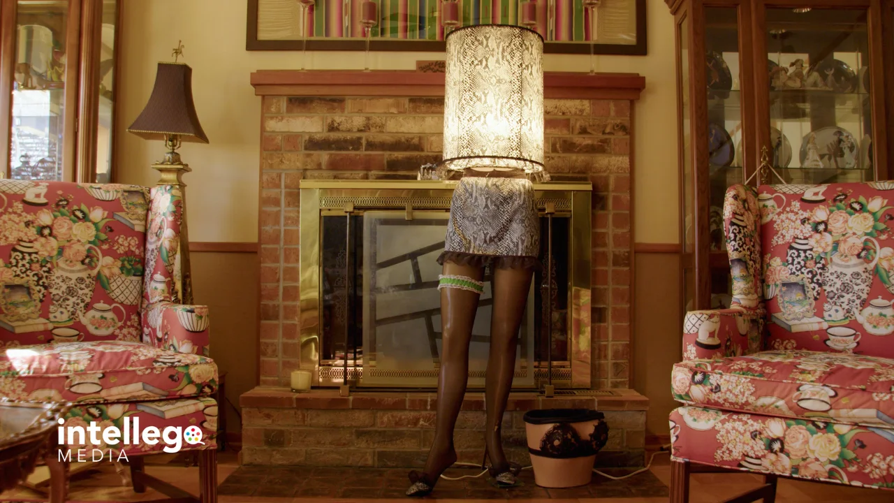 Classic leg lamp inspired by A Christmas Story, featured in the Fragile movie documentary by Intellego