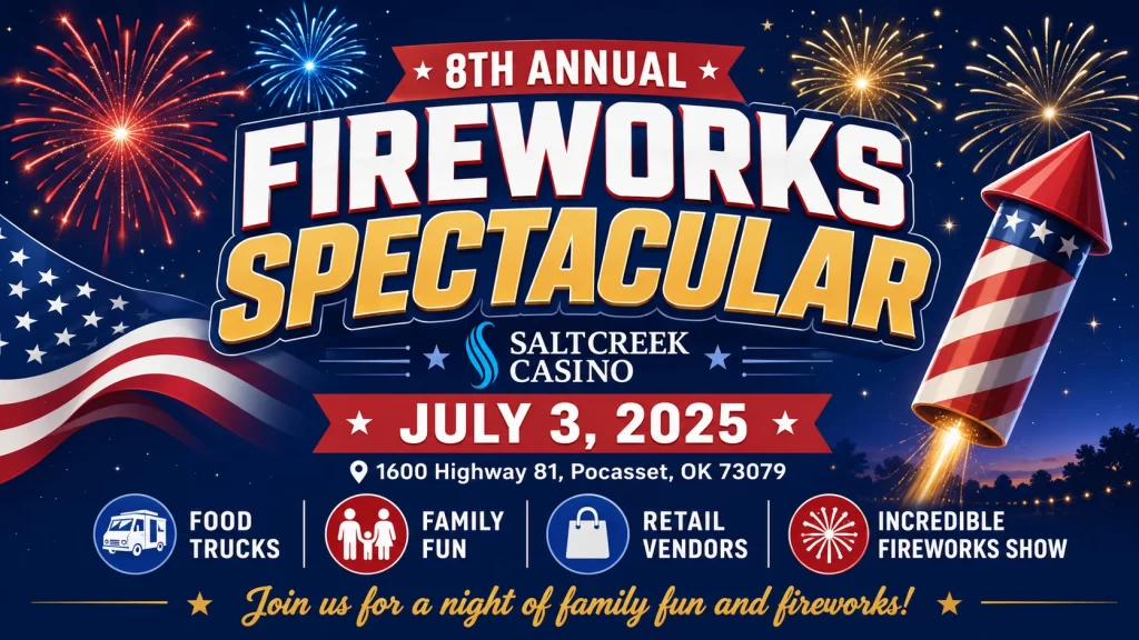 Christmas in July 8th Annual Fireworks Spectacular in Chickasha Oklahoma 2026